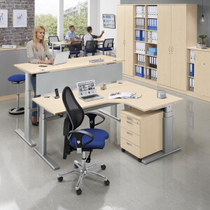 Bürodrehstuhl SITNESS 40 NET - bewegliche Sitzfläche