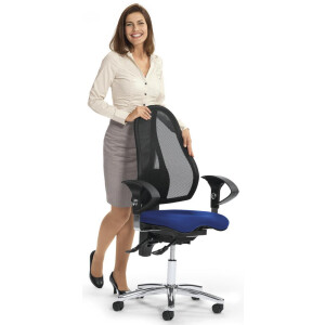 Bürodrehstuhl SITNESS 40 NET - bewegliche Sitzfläche