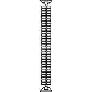 Kabelkanal M-ove vertikal silber