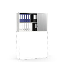 Rollladen-Aufsatzschrank Multi M pro, Weiß, B1200 x T420 x H750