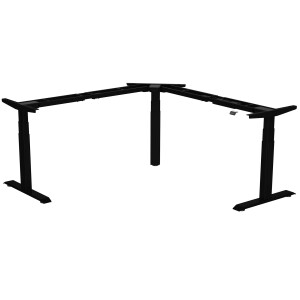 Eck-Schreibtisch-Gestell Eck-Tisch-Gestell elektrisch höhenverstellbar, Rechtecksäule, verschiedene Ausführungen & Farben
