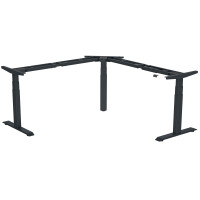 Eck-Schreibtisch-Gestell Eck-Tisch-Gestell elektrisch höhenverstellbar, Rechtecksäule, verschiedene Ausführungen & Farben
