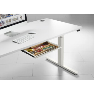 Schublade für Schreibtisch, Weiß, B425 x T265...