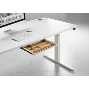 Schublade für Schreibtisch, Weiß, B425 x T265...